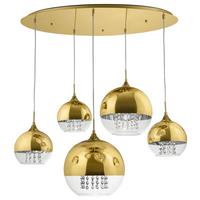 Pendelleuchte Fermi Goldfarben max. 60 Watt - Goldfarben, Basics, Glas/Metall (62/95/91cm) - MAYTONI
