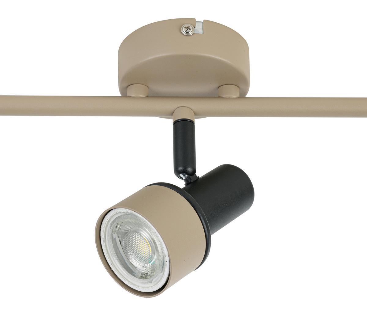 Reflektor Simba - črna/peščene barve, Romantika, kovina/umetna masa (45/9,7/13cm) - Mömax