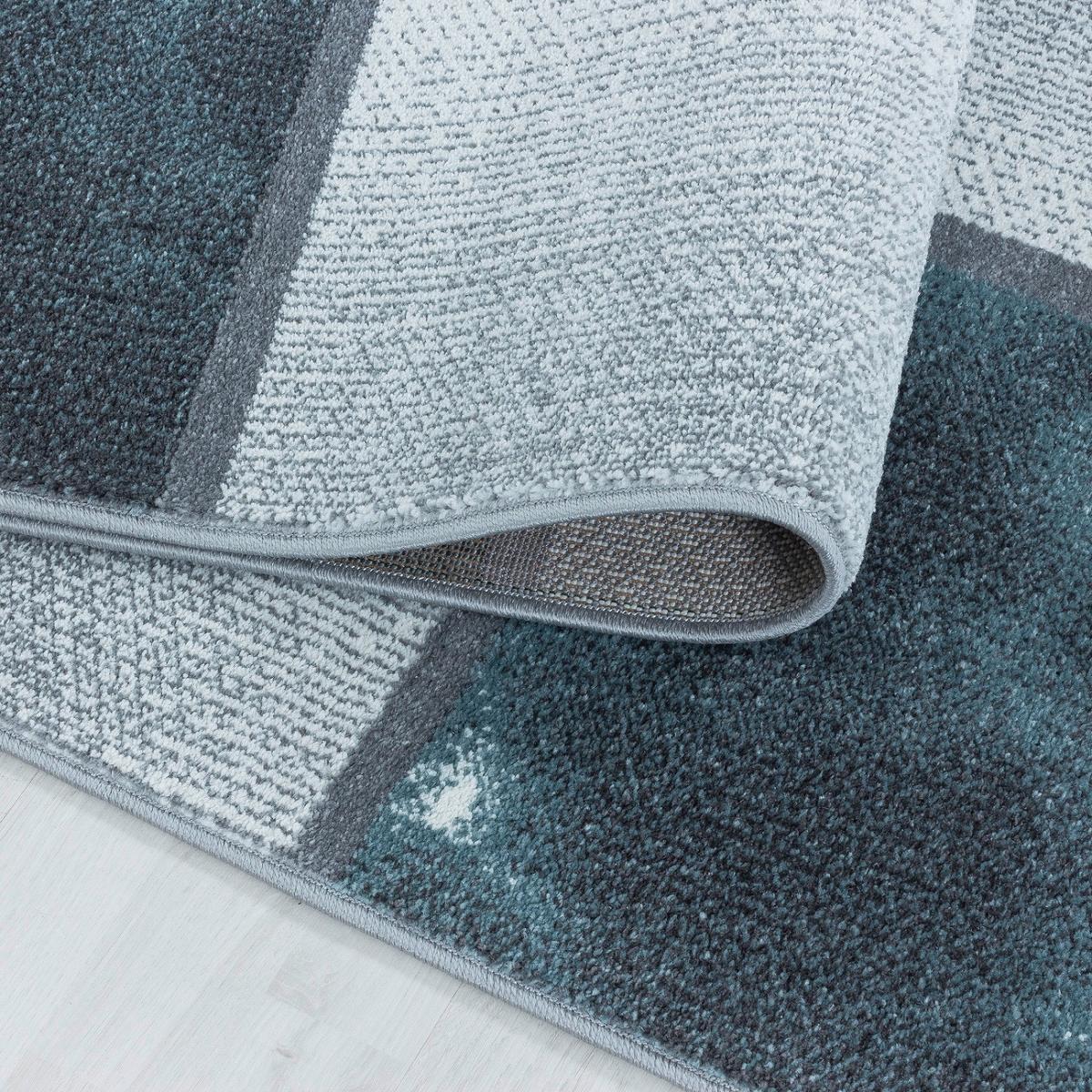 Webteppich Ottawa Blau ca. 140x200cm - Blau, Design, Textil (140/200cm)