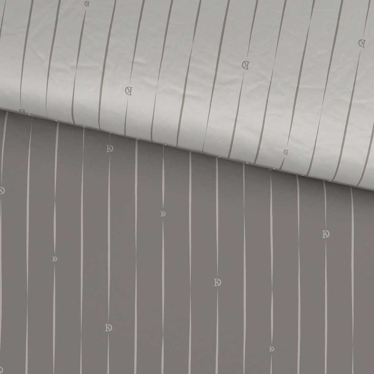POŚCIEL DWUSTRONNA STRIPES - DK - kolor srebrny, Design, tkanina (200/200cm) - Dieter Knoll