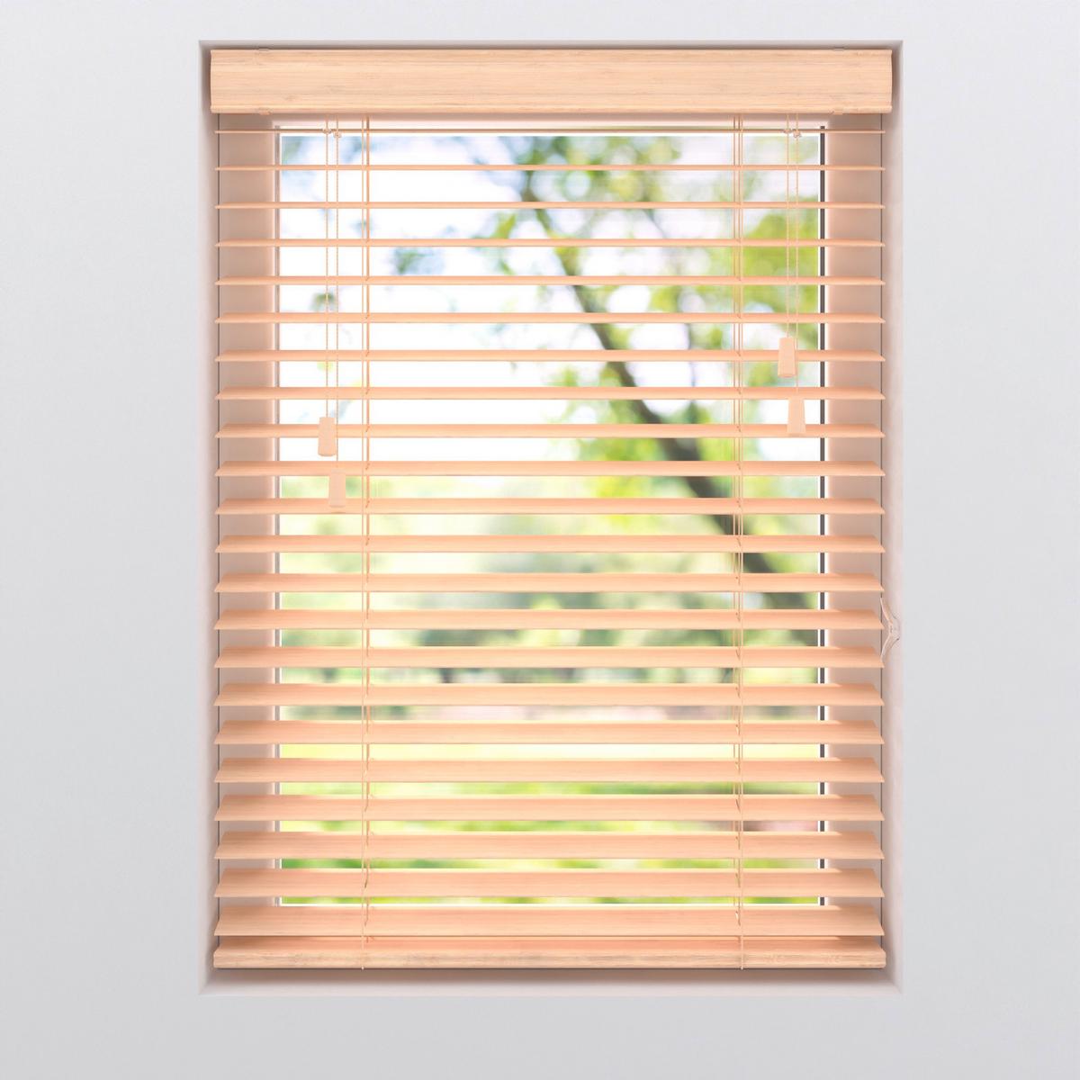 Jalousie Venetian Natur ca. 60x130cm - Naturfarben, Natur, Holz (105/130cm)