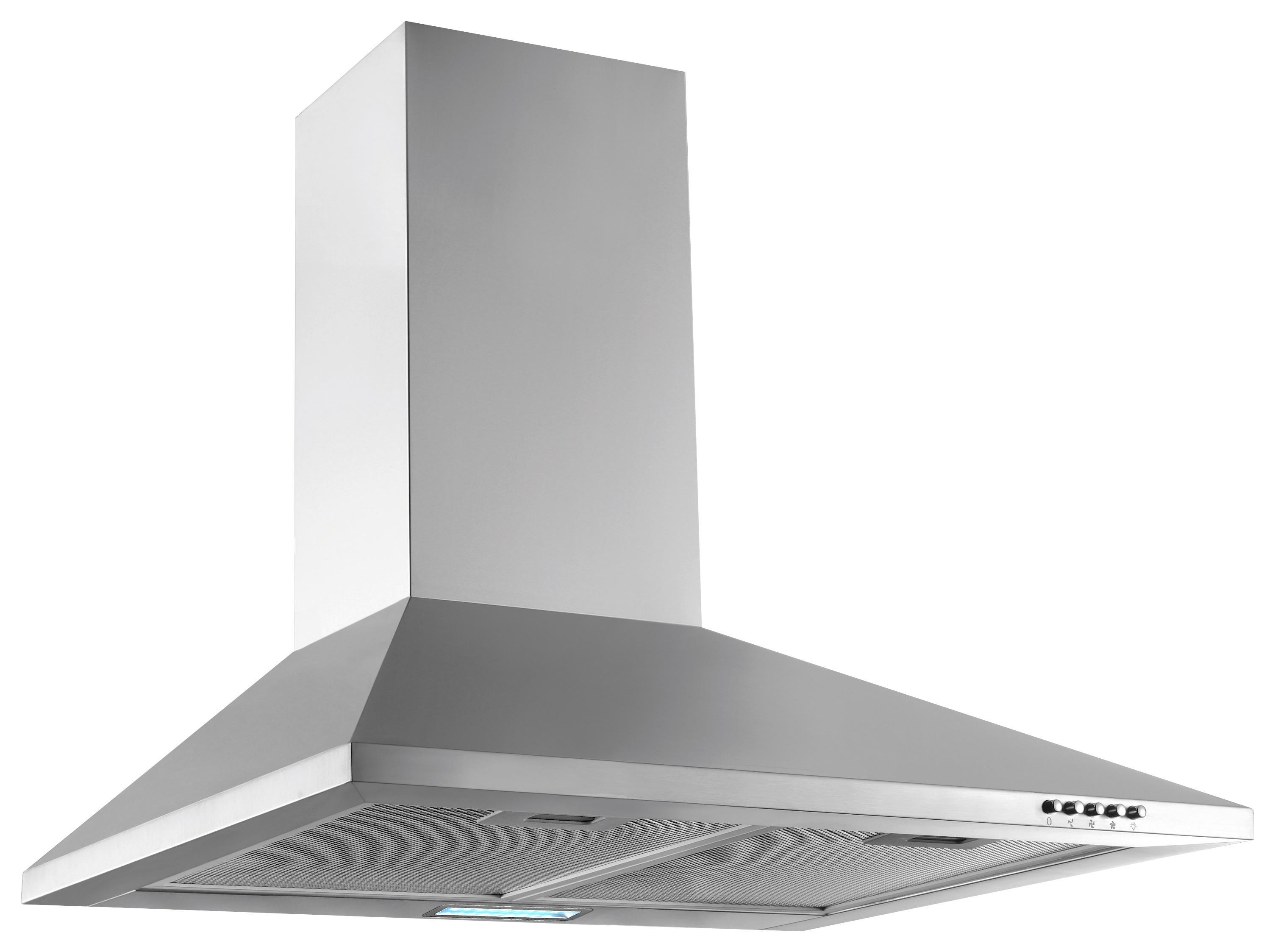 Dunstabzugshaube Nola Edelstahl B: ca. 60 cm - Edelstahlfarben, Trend, Metall (60/58-96/47,5cm) - Respekta