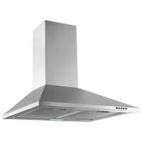 Dunstabzugshaube Nola Edelstahl B: ca. 60 cm - Edelstahlfarben, Trend, Metall (60/58-96/47,5cm) - Respekta