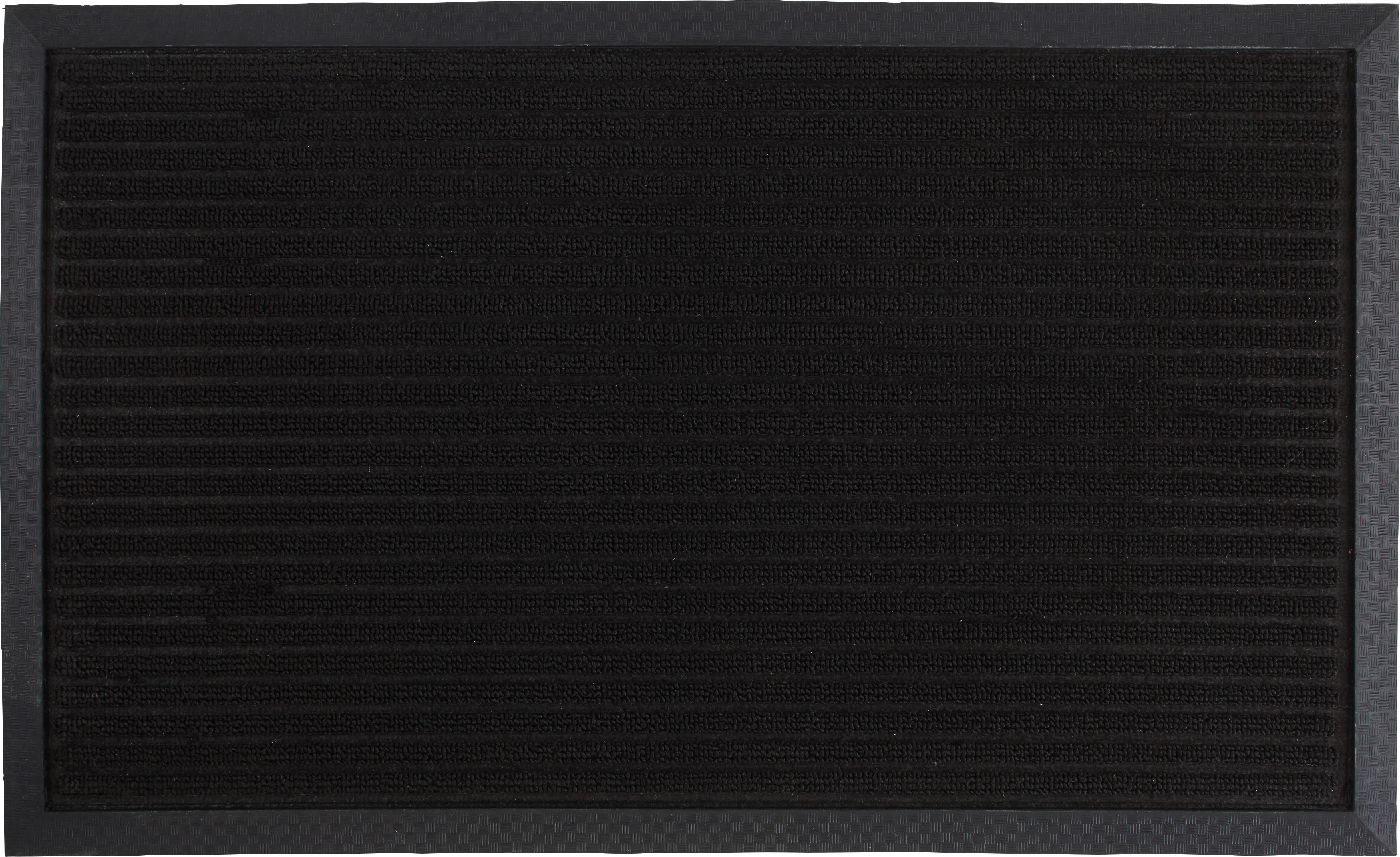 Predpražnik Ingo 1 - črna/rjava, Moderno, umetna masa (25/60cm) - Mömax