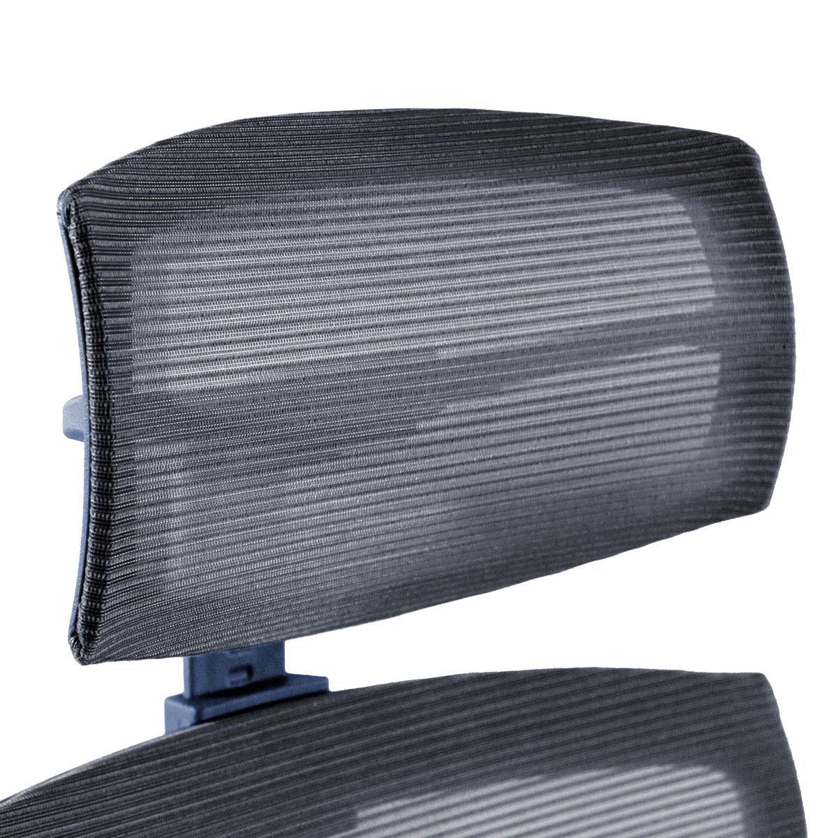 Naslon Za Glavo Aspen, Modra - Moderno, umetna masa/tekstil (29/15-30/12cm) - MID.YOU