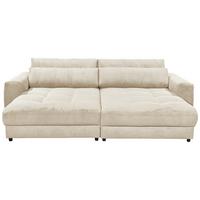 Bigsofa Barura Loveseat ca. 292x194 cm Creme - Creme/Schwarz, KONVENTIONELL, Holzwerkstoff/Kunststoff (292/90/194cm) - MID.YOU