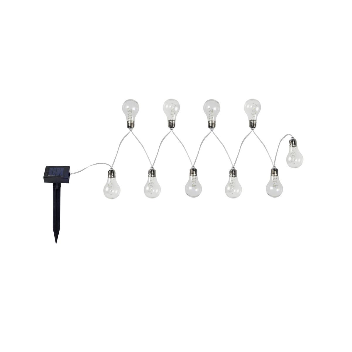 LAMPA SOLARNA KARL - czarny/przezroczysty, Lifestyle, tworzywo sztuczne/metal (380cm) - Ambia Garden