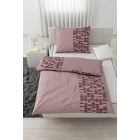 Lenjerie de pat Brush Strokes cca. 140x200/50x70 cm - roz, textil (140/200cm) - Modern Living