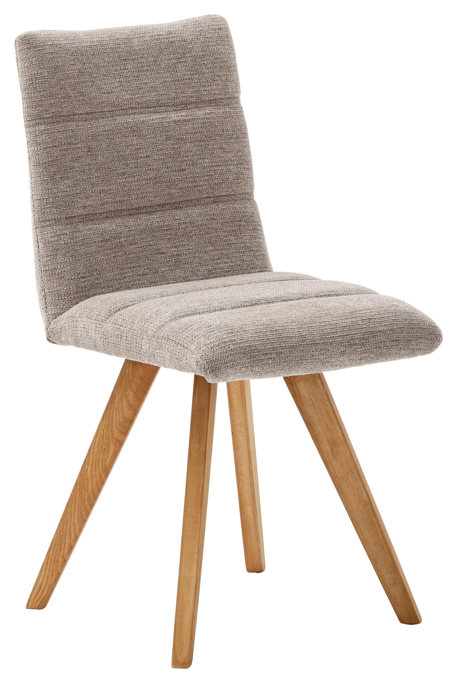 KRZESŁO CHENNAI - kolor dębowy/antracytowy, Design, drewno/tkanina (43/84/56cm) - Livetastic