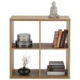Raumteiler Eichefarben - Eichefarben, MODERN, Holzwerkstoff/Kunststoff (73/73/33cm) - Mömax modern living