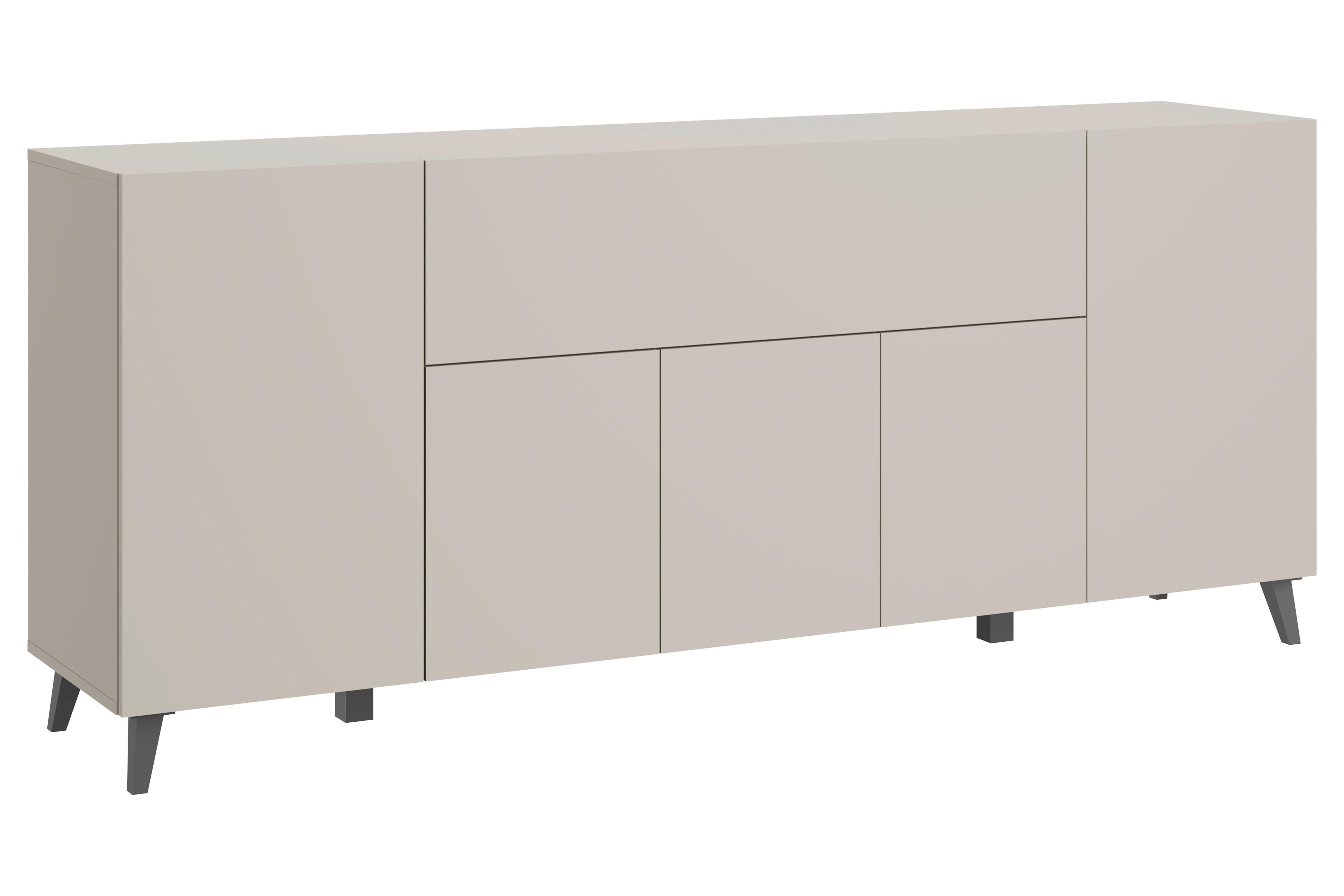 Sideboard Sideboard Phuket 180 - Kaschmir/Beige, Design, Holzwerkstoff/Kunststoff (180/76/37,5cm) - P & B
