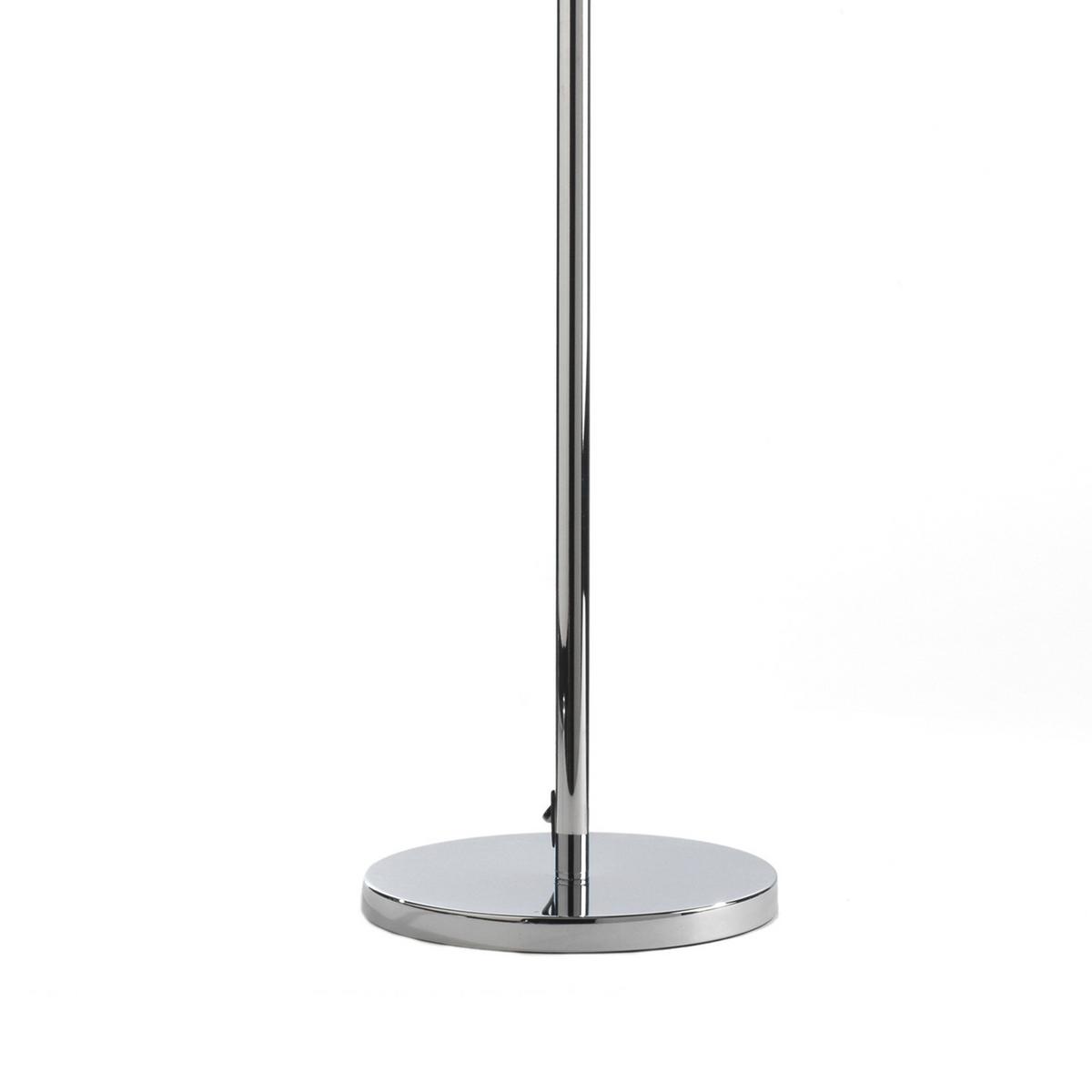 Állólámpa 4762/pt - világosszürke/krómszínű, Design, műanyag/üveg (50/30/158cm)