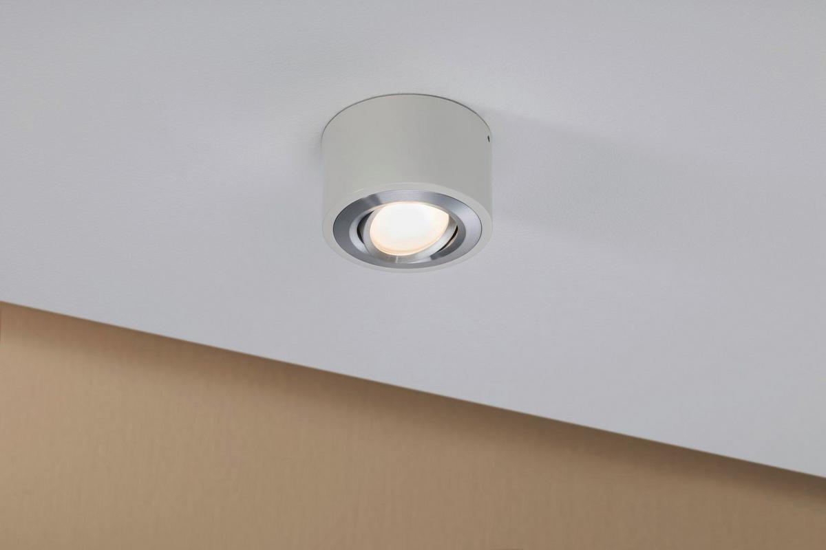 Deckenstrahler Argun in Alufarben max. 4,8 Watt - Alufarben, Basics, Metall (9,7/6cm) - Paulmann