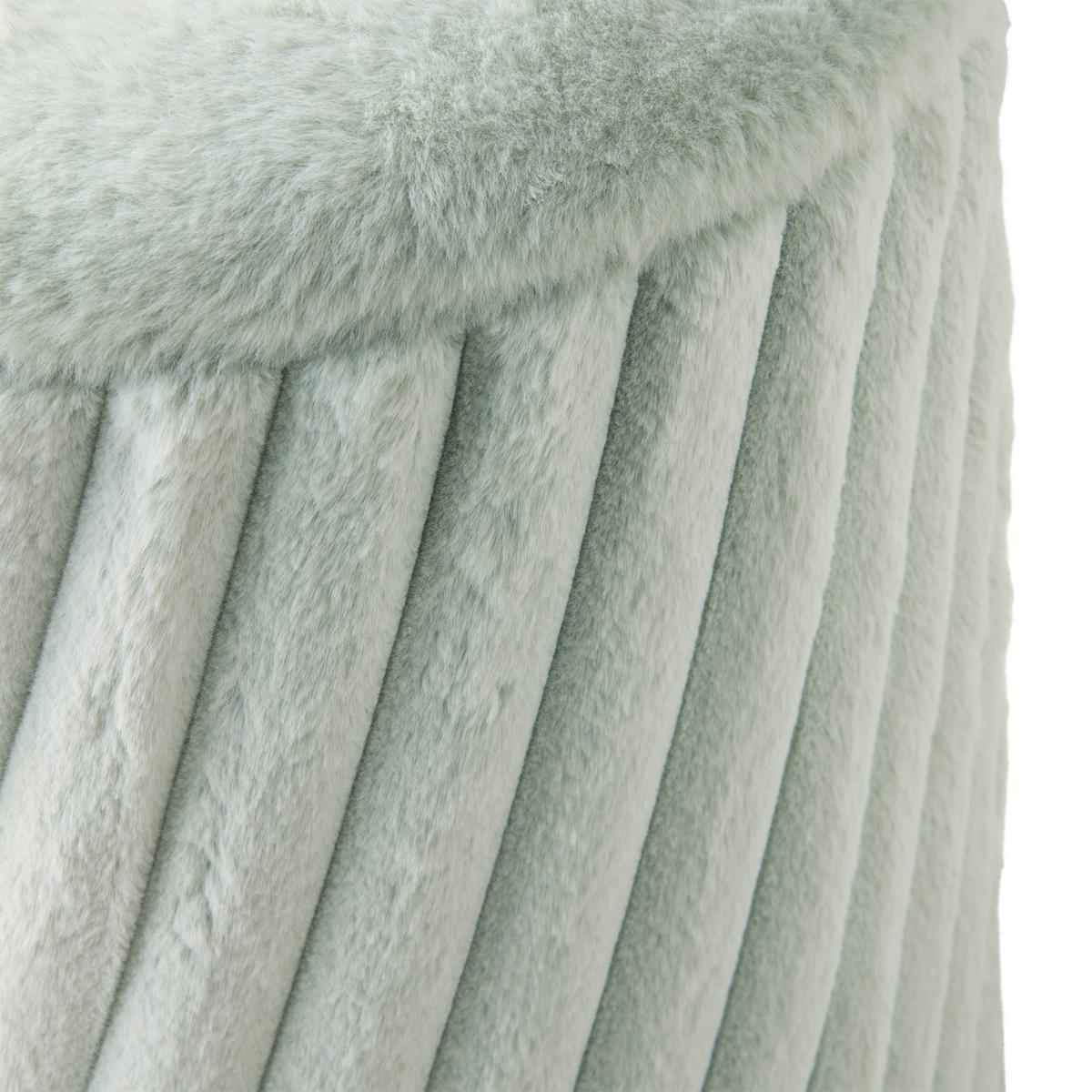 Hocker Cady Grün - Grün, ROMANTIK / LANDHAUS, Holzwerkstoff/Textil (37/40/37cm) - Mömax