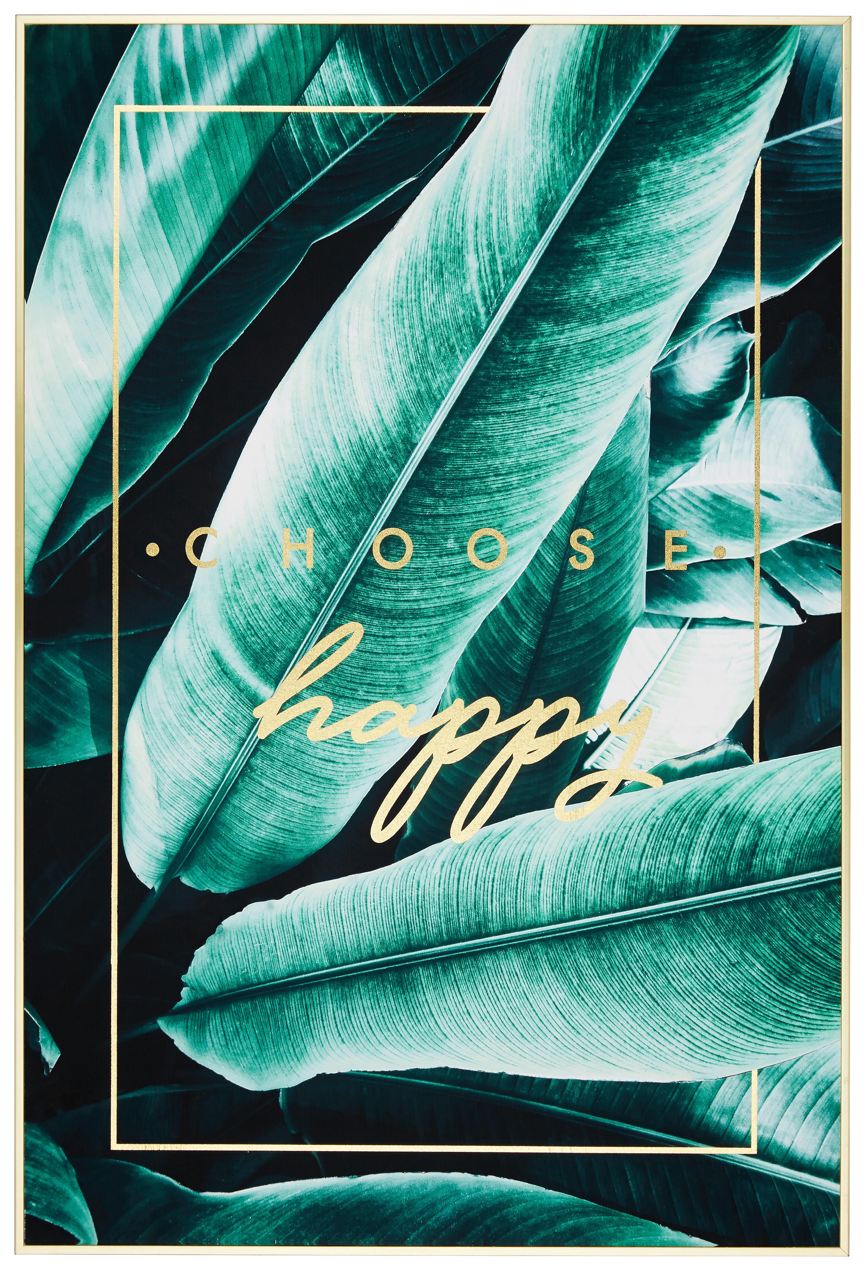 Keilrahmenbild Denise Grün/Schwarz/Gold online kaufen mömax