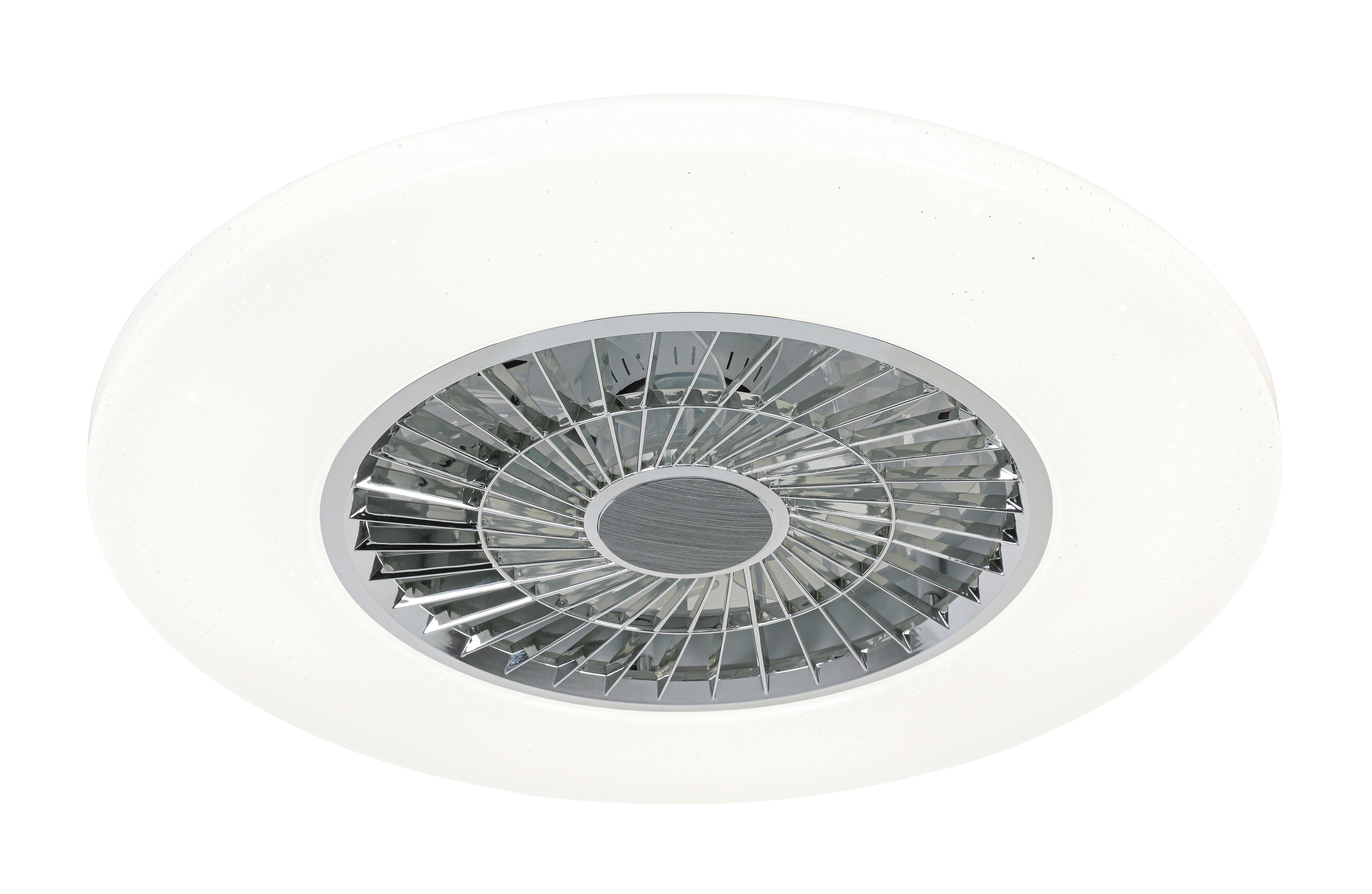 LED-TAKLAMPA LUFTIKU - vit/kromfärg, Klassisk, metall/plast (58/14,5cm) - Premium Living