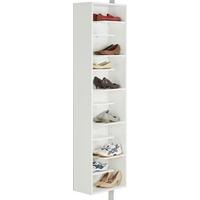 Ormar Za Cipele Woody - bijela, Moderno, staklo/drvni materijal (45/176/25cm) - Modern Living