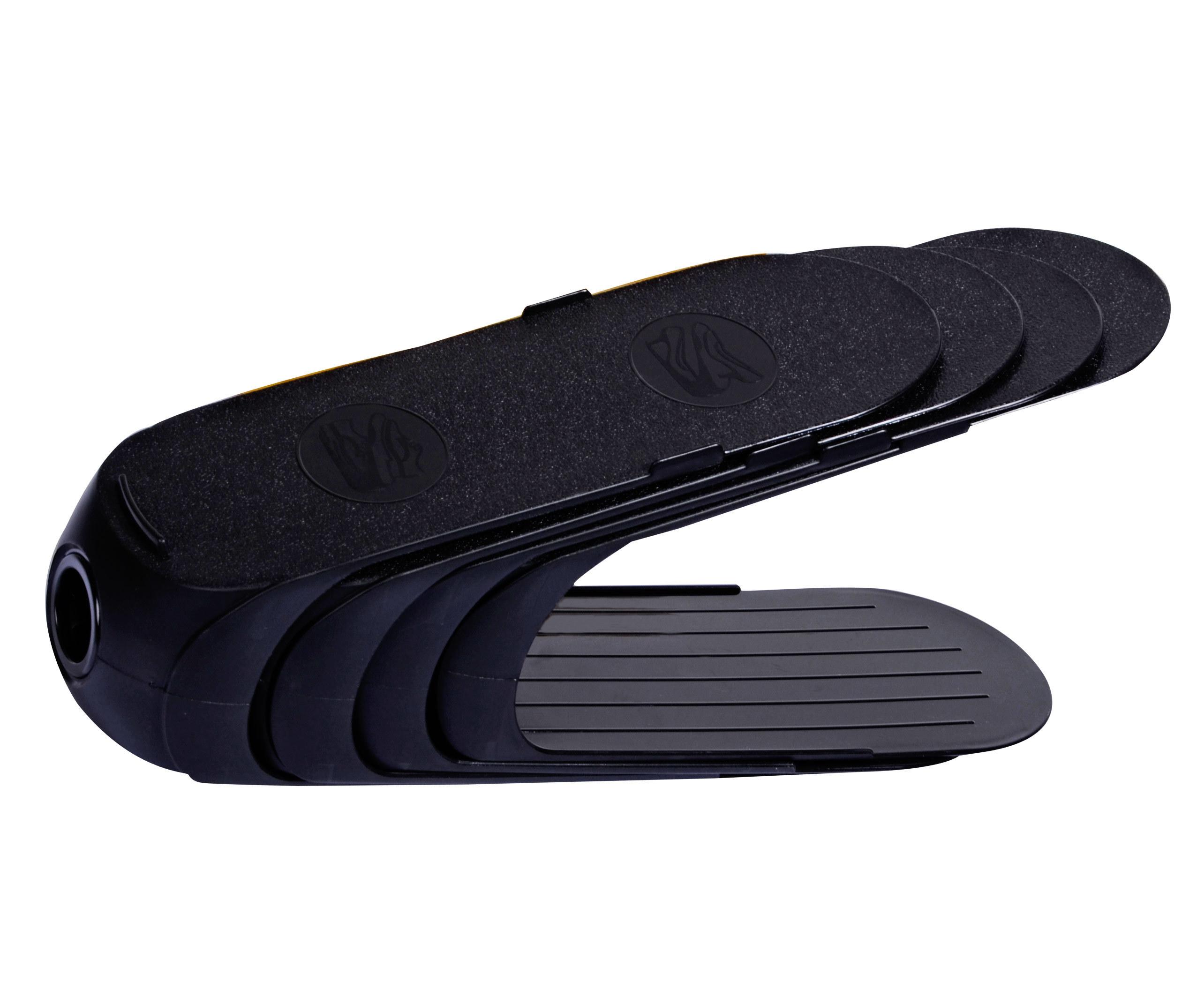Schuhstapler Leo in Schwarz, 4er-Set - Schwarz, Kunststoff (28/10,5/12cm) - Modern Living