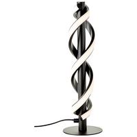 Tischleuchte Amalie Schwarz max. 9 Watt - Schwarz, Design, Kunststoff/Metall (12/38,90cm) - Brilliant