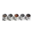 Set Cutii Pentru Condimente Betty - culoare inox, plastic/metal - Modern Living Set Cutii Pentru Condimente Betty - culoare inox, plastic/metal - Modern Living