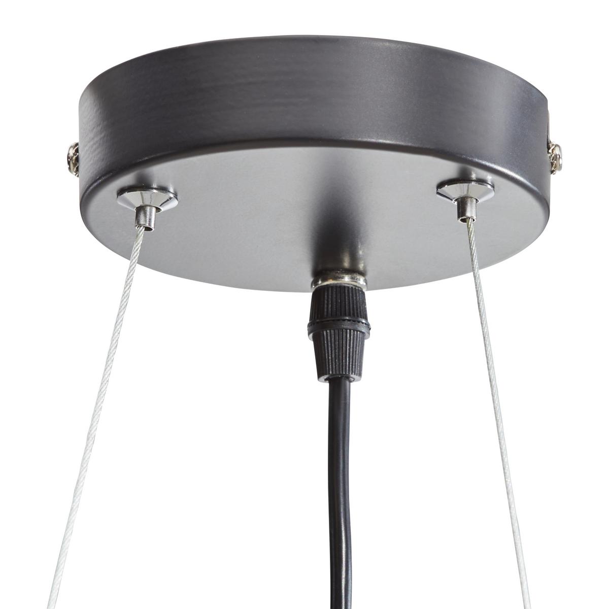 LAMPA SUFITOWA NERON - szary, Modern, metal/szkło (58/58/115cm) - Bessagi Home