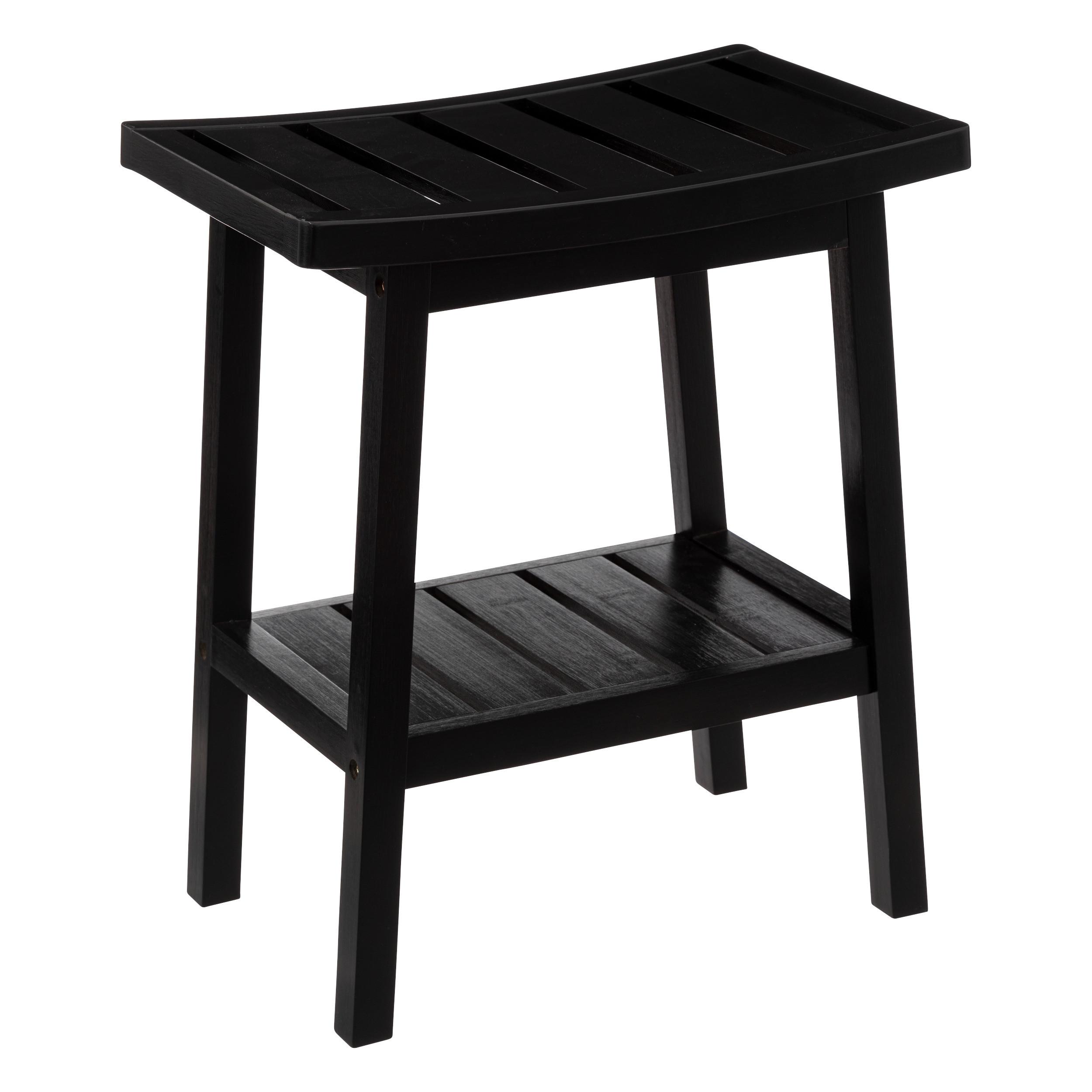 Taburet Black Wood - Basics (40/25/46cm)