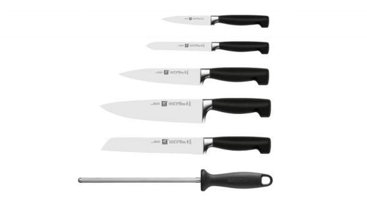 BLOK NA NOŻE 1002248/ 35068-003-0 - czarny/brązowy, Basics, metal/drewno - Zwilling