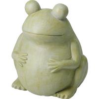 Dekor Béka Froggy - zöld, kerámia