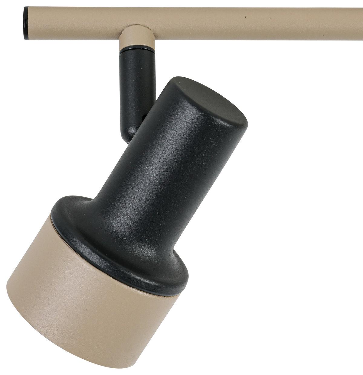 Reflektor Simba - črna/peščene barve, Romantika, kovina/umetna masa (70/9,7/13cm) - Mömax