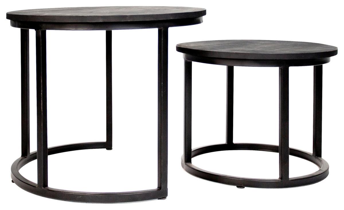 STOLIK KAWOWY GIRO - czarny, Konventionell, metal/drewno (53/53/53cm) - MID.YOU