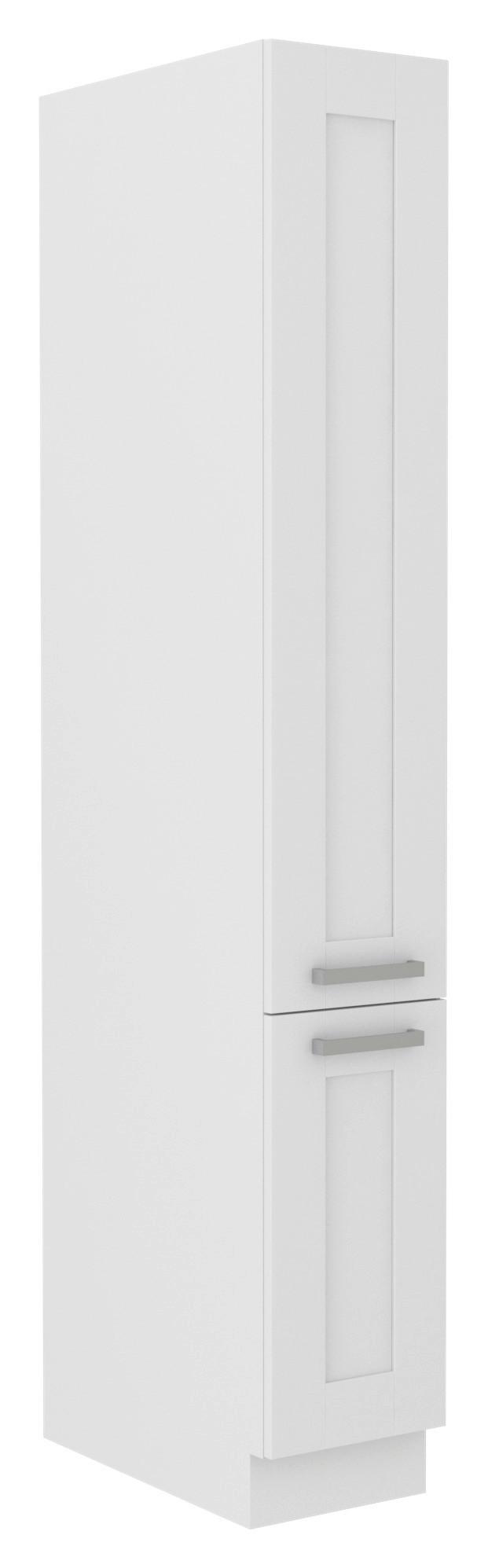 Element Na Izvlačenje Luisa Ahs30 - bijela/srebrne boje, Romantično / ladanjski, drvni materijal/metal (30/200/57cm) - Based