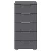 NOPTIERA MARS 5L - gri, Basics, material pe bază de lemn (40/84/40cm) - Modern Living