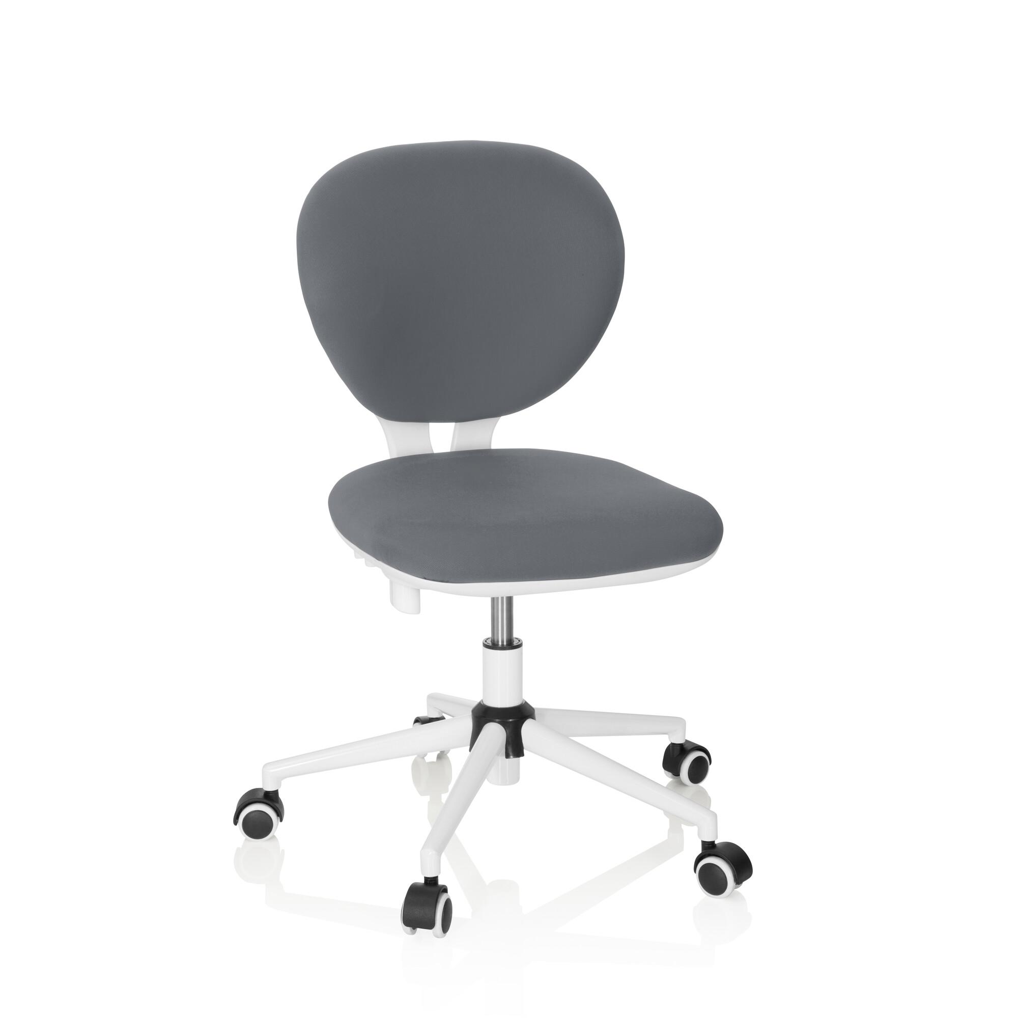 Jugenddrehstuhl Kid Vivo Stoff Grau - Grau, Basics, Kunststoff (43/82-95/56cm) - MID.YOU