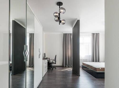 LED-Deckenleuchte Riha Schwarz max. 3,5 Watt - Schwarz, Design, Glas/Metall (27/23/40cm) - Globo