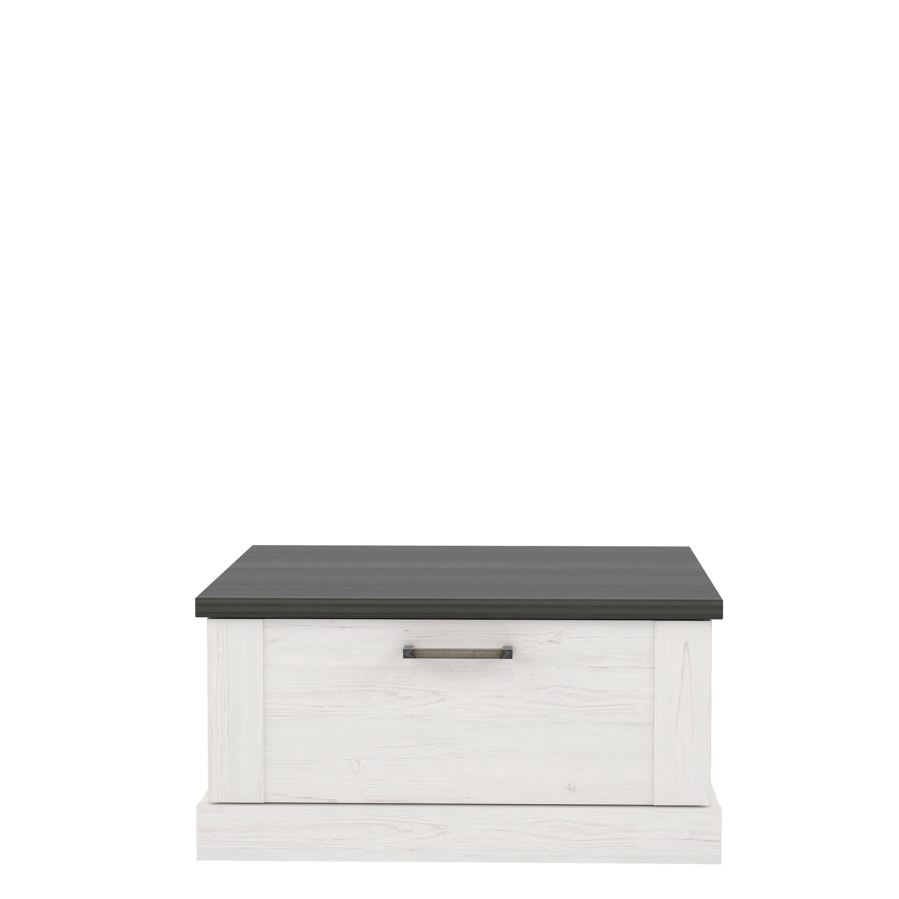 Stolić Montreal - boje pinije/crna, Konvencionalno, drvni materijal/metal (85/43,4/85cm) - Premium Living