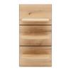 VÄGGHYLLA MATEO - svart/ekfärgad, Modern, trämaterial (50/95,5/18,2cm) - Mömax