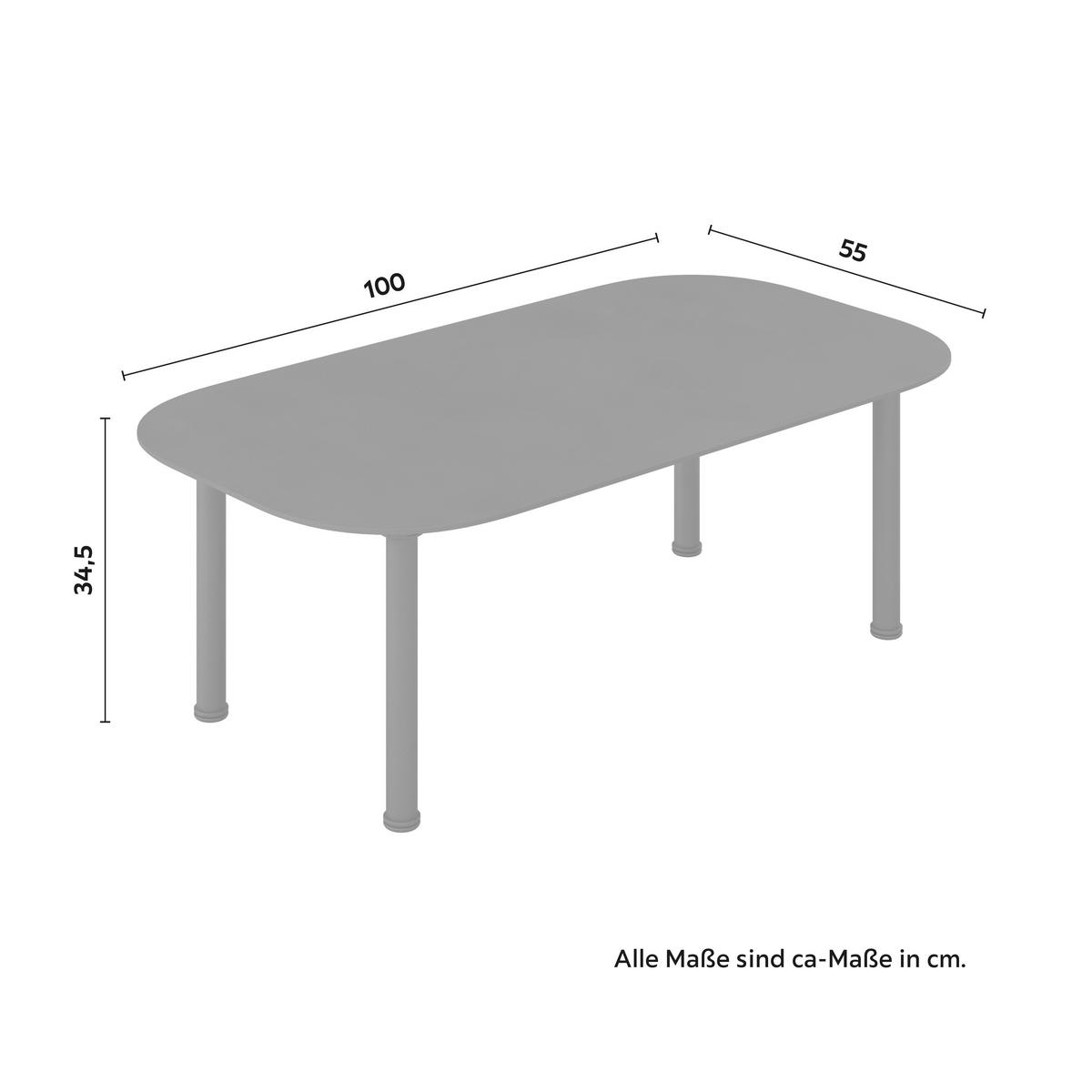 KOMPLET MEBLI TARASOWYCH CHARLOTTA - kremowy/czarny, Modern, metal/tkanina (242,5/78/75,5cm) - Bessagi Garden