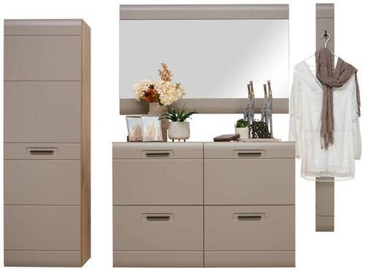 Ormarić Za Cipele Auris - siva/boje hrasta, Moderno (120/82,7/37,1cm) - Modern Living