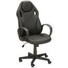 CHAISE PIVOTANTE EROL -EXKLUSIV- - gris/noir, MODERN, métal/matière synthétique (61/107-117/66cm) - Mömax