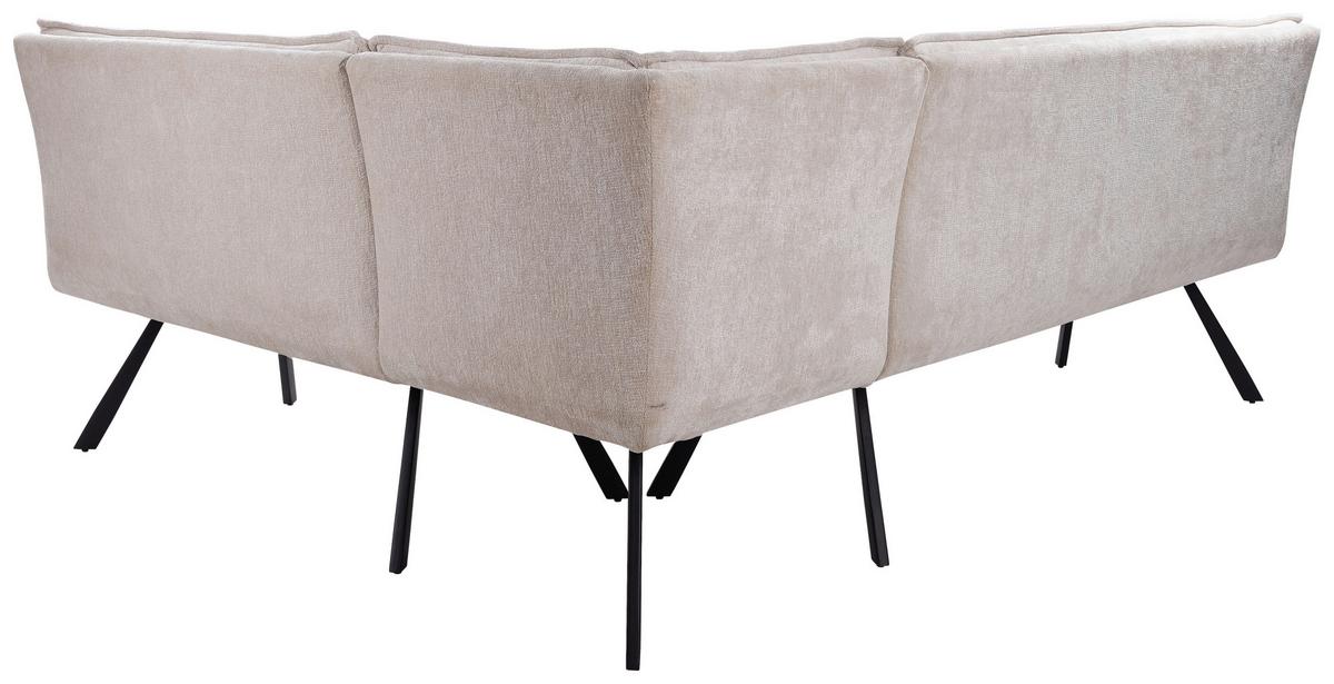 Kotna Klop Yuri, Bež - črna/bež, Trendi, kovina/tekstil (176-214/68/88cm) - Livetastic