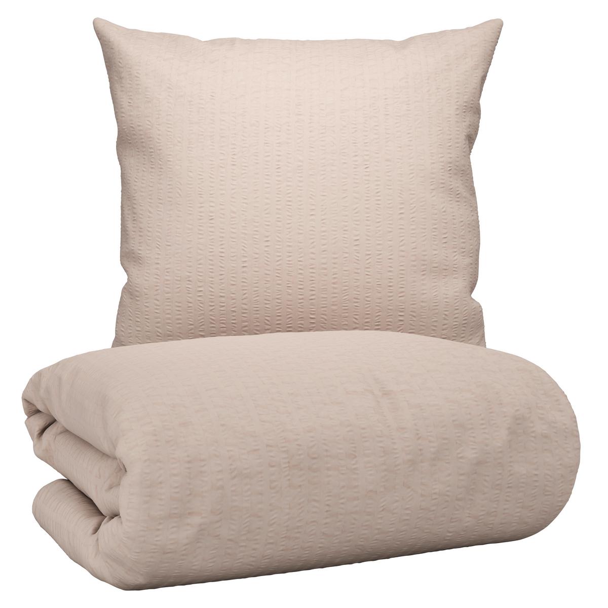 Bettwäsche Gisela Beige ca. 135x200cm - Beige, Textil (135/200cm) - Modern Living