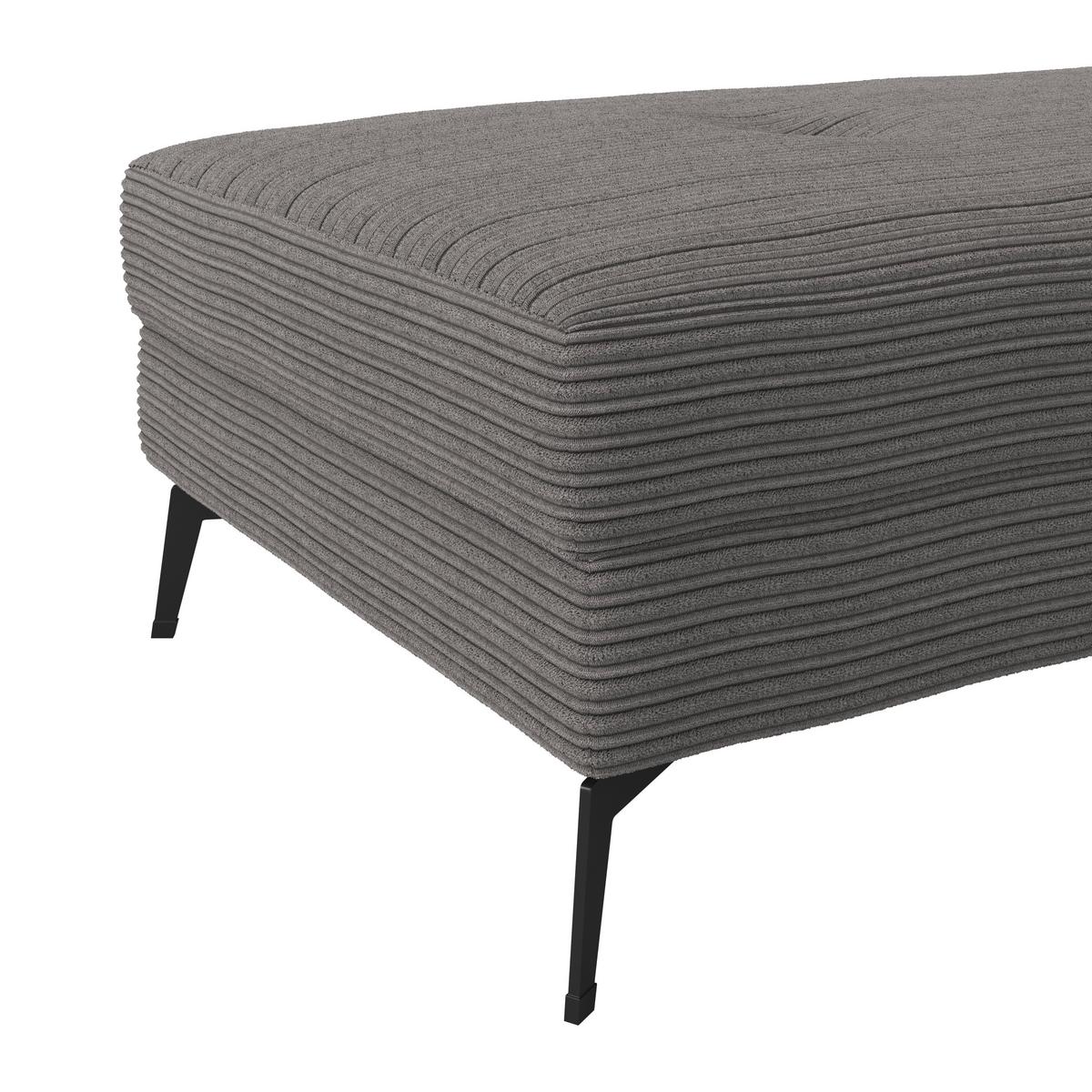 Tabure Zero - antracit, Trend, tekstil (140/80cm)