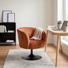SNURRSTOL GIRO -TREND- - svart/terrakotta, Modern, metall/textil (67/68/73cm) - Premium Living