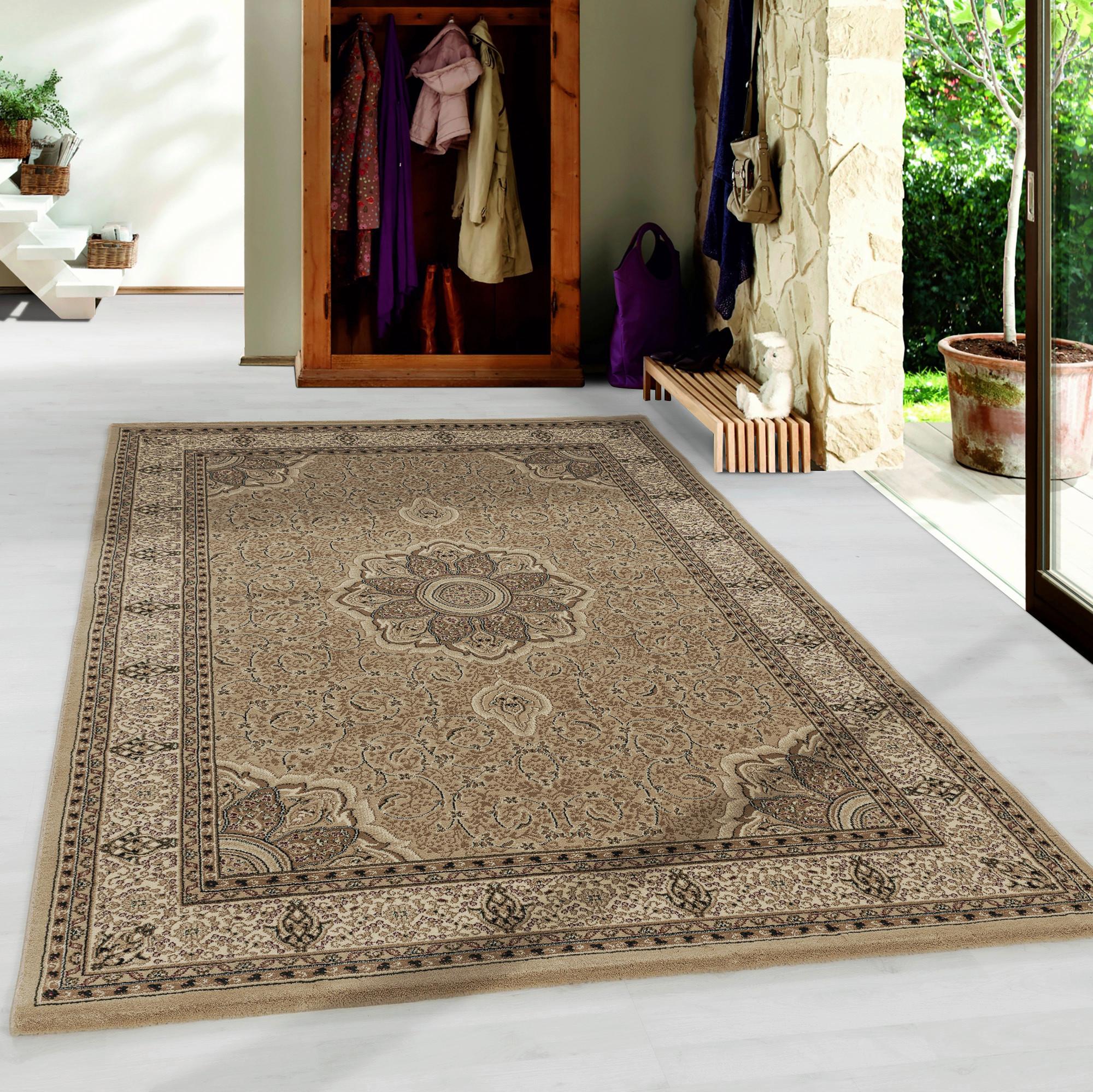 Webteppich Kashmir Beige ca. 300x400cm - Beige, LIFESTYLE, Textil (300/400cm)