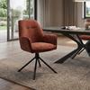 STOL MED ARMSTÖD QUEENS - vinröd/svart, Design, metall/textil (60/89/64cm) - Mömax