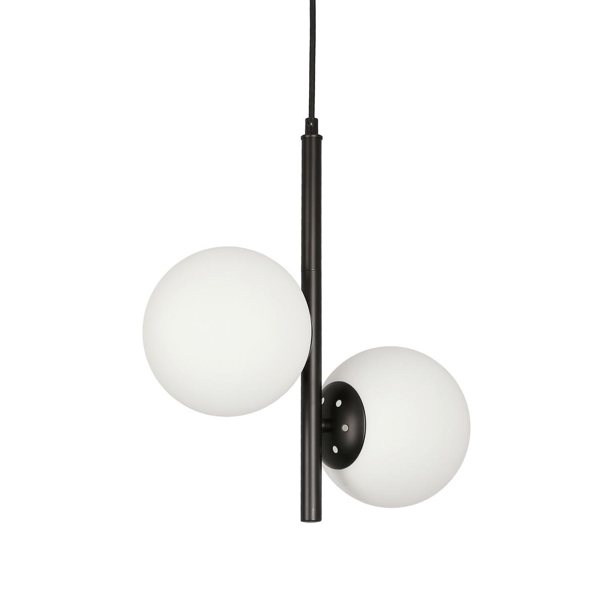 Viseća Svjetiljka Duo - bijela/crna, Basics, metal (32.5/15/115cm)