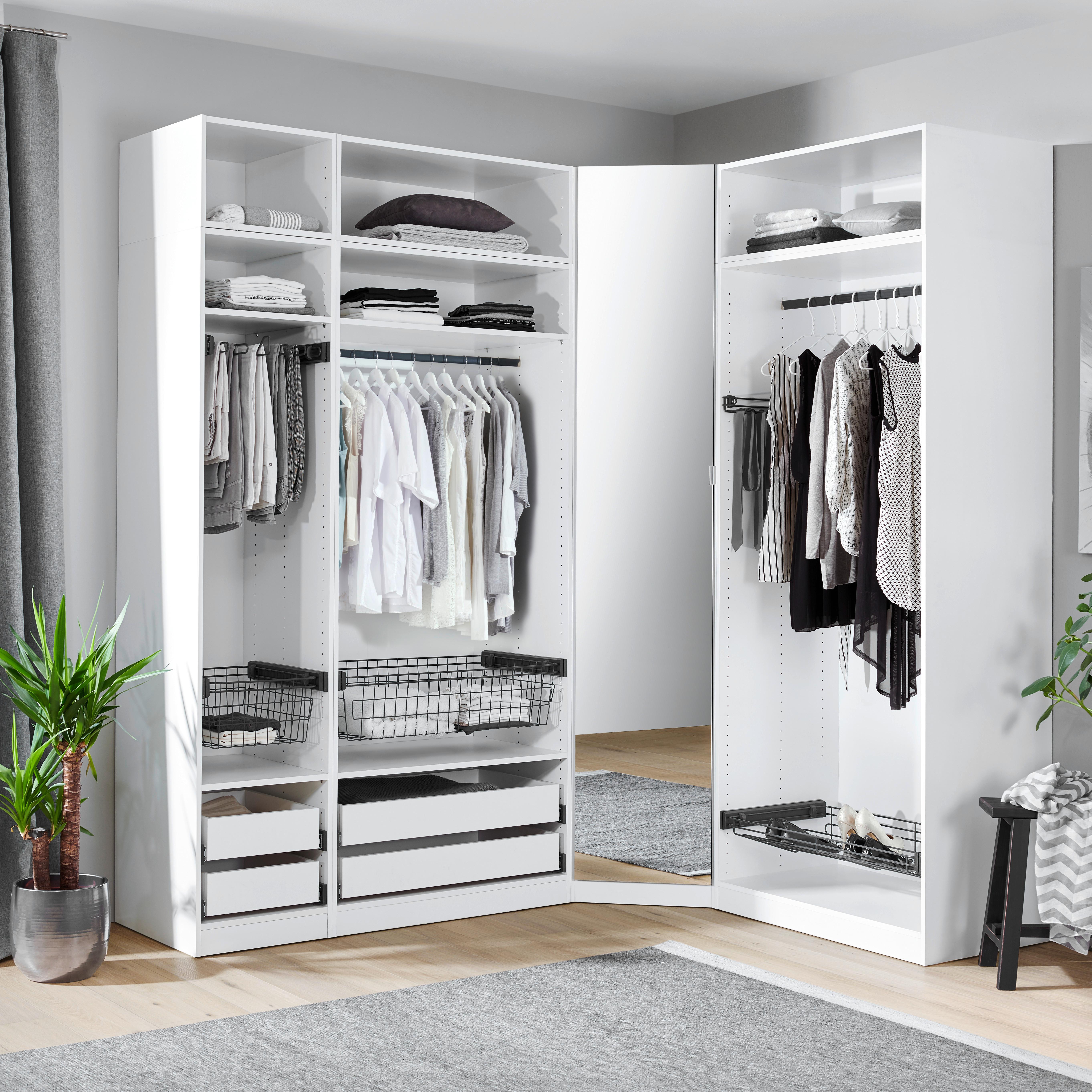GARDEROBSSTOMME UNIT -BASED- - vit, Modern, trämaterial (91,1/210/56,5cm) - Based