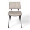 STOL ELIA - beige/svart, Modern, metall/trä (56/85/47cm) - Bessagi Home