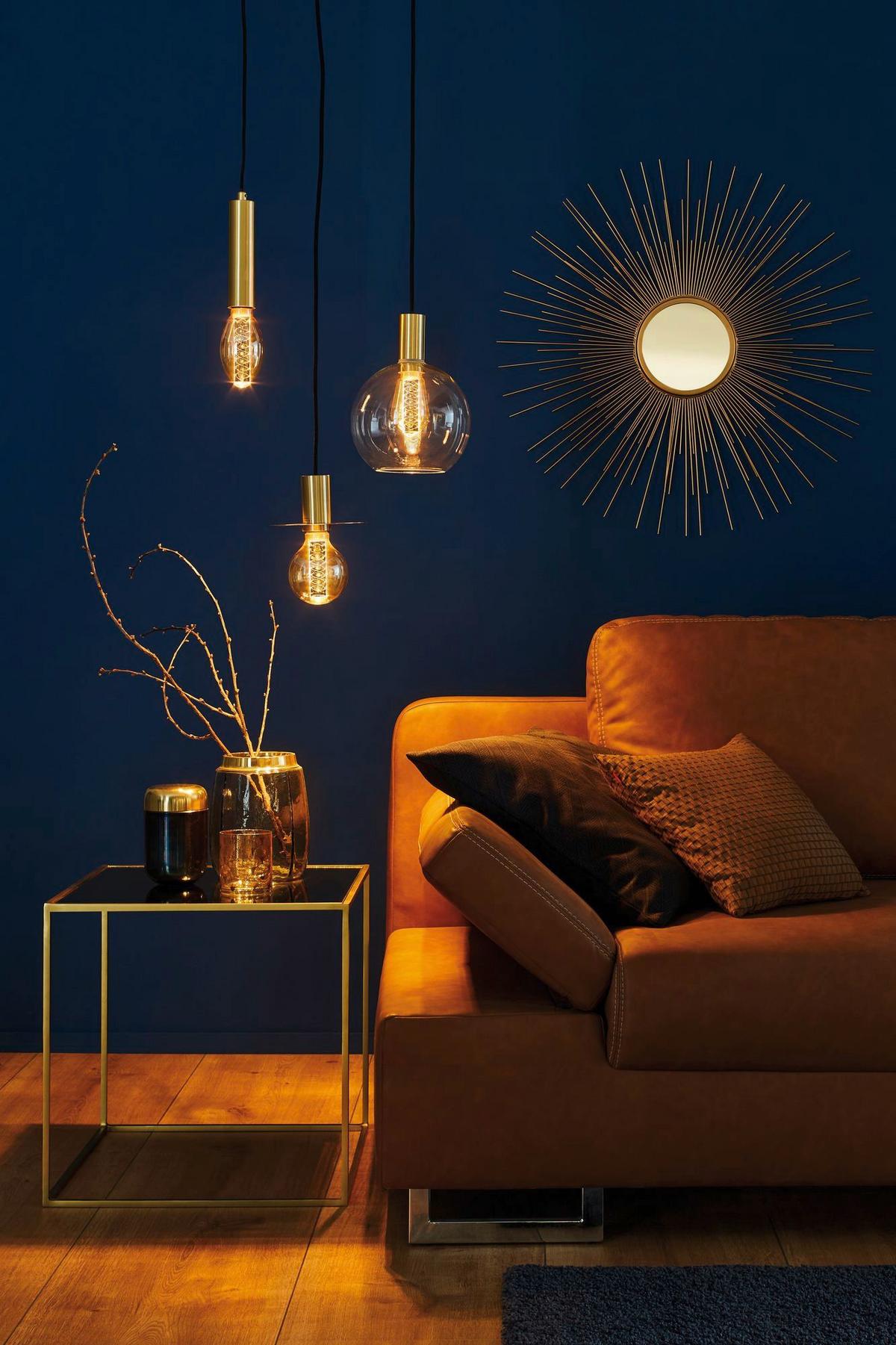 Hängeleuchte Kine in Messingfarben max. 60 Watt - Basics (10/150cm) - Paulmann