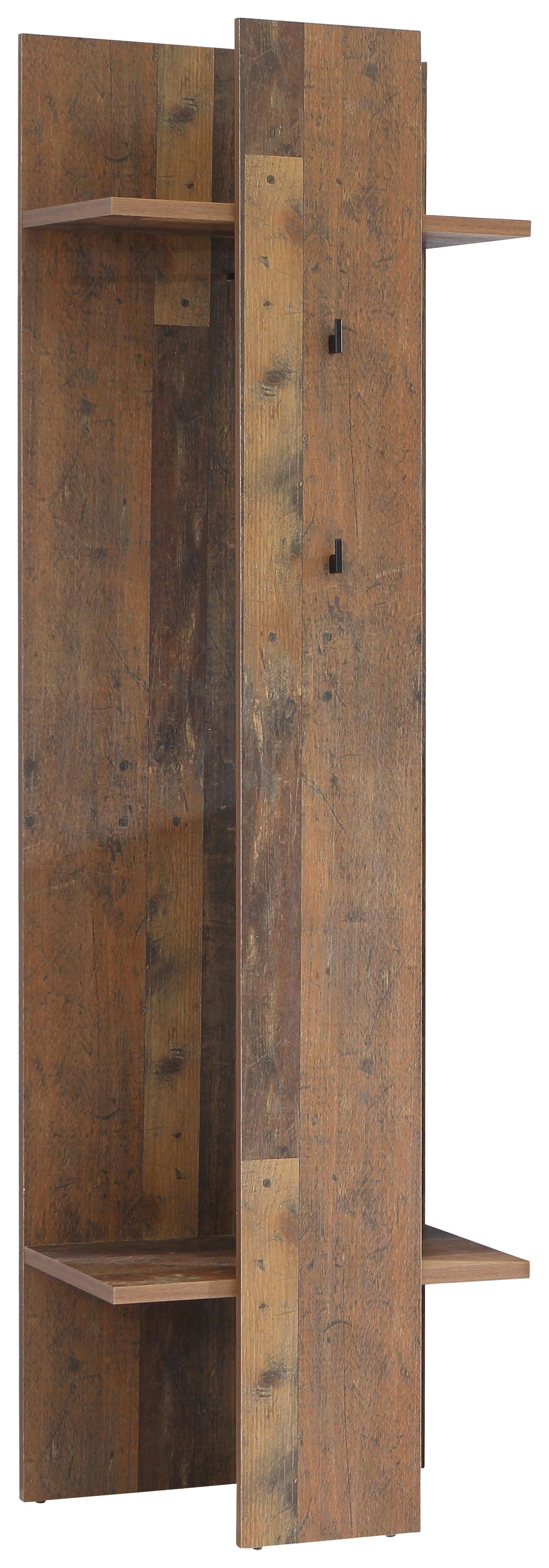 Garderobni Panel Clif, Barva Hrasta - barve hrasta, Trend, leseni material (60/200,5/41,6cm) - Carryhome